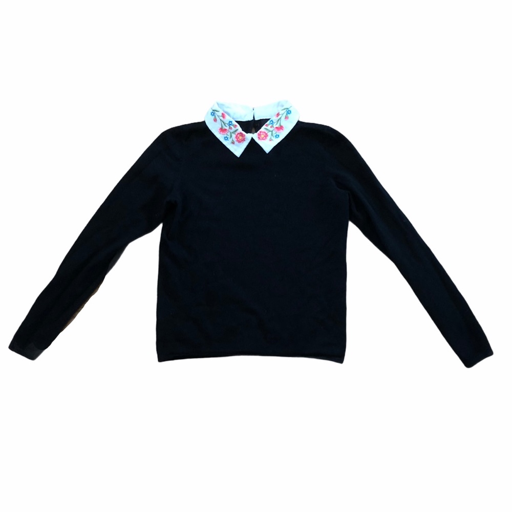 🌻3 for 20🌻 F21 cute black sweater with collar